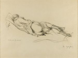 Rudolf Schlichter - Nudo