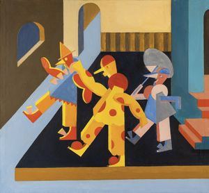 FORTUNATO DEPERO - Pagliaccetti