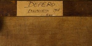 FORTUNATO DEPERO : Pagliaccetti  - Asta Arte Moderna e Contemporanea - Associazione Nazionale - Case d'Asta italiane