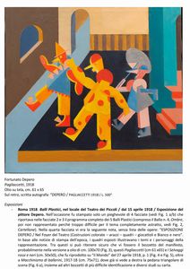 FORTUNATO DEPERO : Pagliaccetti  - Asta Arte Moderna e Contemporanea - Associazione Nazionale - Case d'Asta italiane
