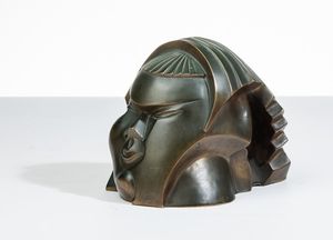 Tullio D’Albisola : Sfinge quindicenne  - Asta Arte Moderna e Contemporanea - Associazione Nazionale - Case d'Asta italiane