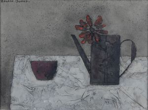 Xavier Bueno - Natura morta con innaffiatoio