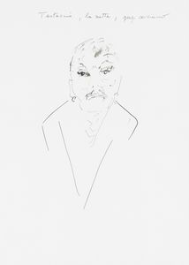 Giosetta Fioroni - Testaccio, la notte, gay anziano