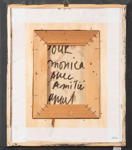 Karel Appel : Senza titolo (Monica)  - Asta Arte Moderna e Contemporanea - Associazione Nazionale - Case d'Asta italiane