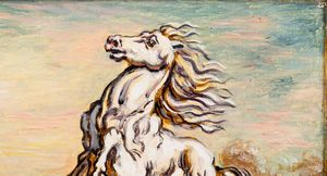 Giorgio de Chirico : Cavallo impennato  - Asta Arte Moderna e Contemporanea - Associazione Nazionale - Case d'Asta italiane