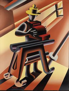 Mark Kostabi - Industrial interior