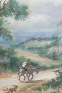 Giacomo Balla : Visione settecentesca - Campagna romana  - Asta Arte Moderna e Contemporanea - Associazione Nazionale - Case d'Asta italiane