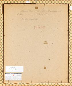 Giorgio Morandi : Gelsomini in un vaso a strisce  - Asta Arte Moderna e Contemporanea - Associazione Nazionale - Case d'Asta italiane