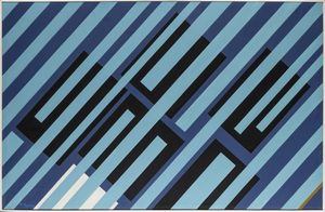 MAURO REGGIANI - Composizione in blu n. 4