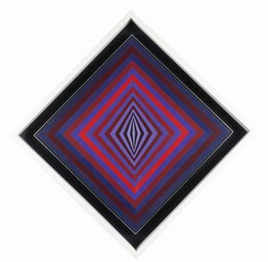 VICTOR VASARELY - Rhombus-A