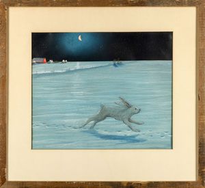 William Kurelek : A Prairie Winter�s night  - Asta Arte Moderna e Contemporanea - Associazione Nazionale - Case d'Asta italiane