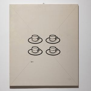 TINO STEFANONI : Le tazze  - Asta Arte Moderna e Contemporanea - Associazione Nazionale - Case d'Asta italiane