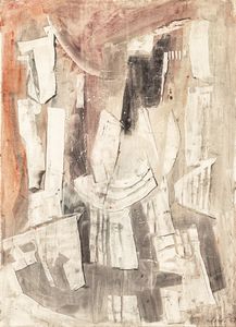 AFRO BASALDELLA - Composizione rosa