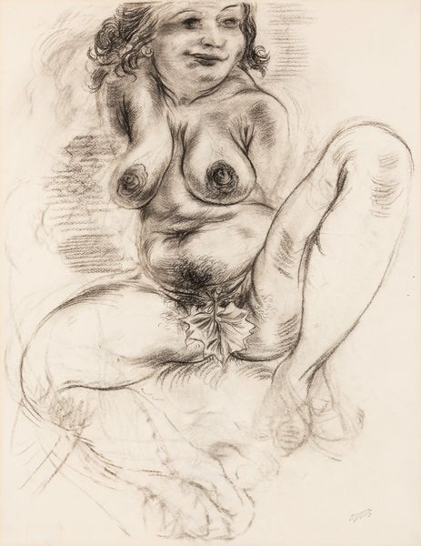 George Grosz : Sitting Female Nude Eva  - Asta Arte Moderna e Contemporanea - Associazione Nazionale - Case d'Asta italiane