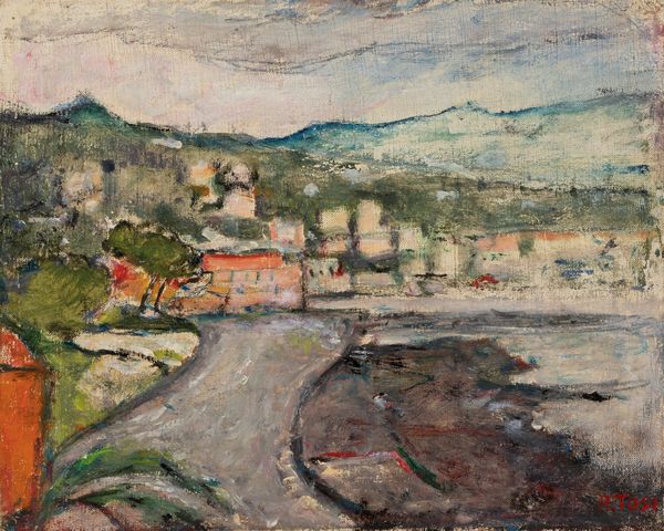 Arturo Tosi : Paesaggio. S. Margherita  - Asta Arte Moderna e Contemporanea - Associazione Nazionale - Case d'Asta italiane