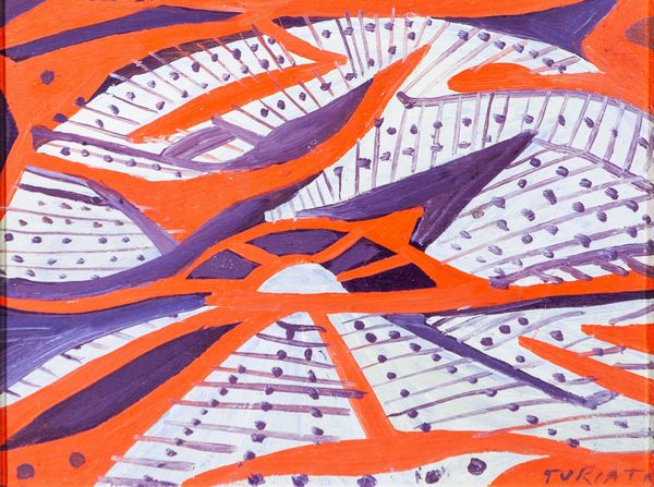 GIULIO TURCATO : Miniera  - Asta Arte Moderna e Contemporanea - Associazione Nazionale - Case d'Asta italiane