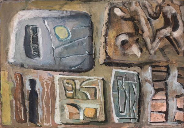 Mario Sironi : Composizione  - Asta Arte Moderna e Contemporanea - Associazione Nazionale - Case d'Asta italiane