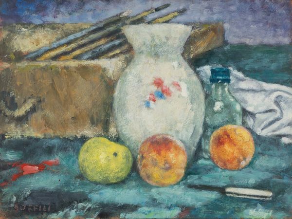 Ardengo Soffici : Pesche e vaso  - Asta Arte Moderna e Contemporanea - Associazione Nazionale - Case d'Asta italiane