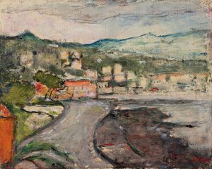 Arturo Tosi - Paesaggio. S. Margherita