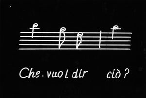 Joseph Kosuth - Frammenti di Rossini (Ospiti e Stranieri) # 17