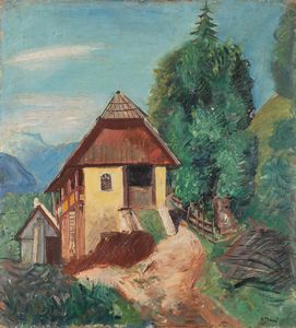 Achille Funi - Fienile