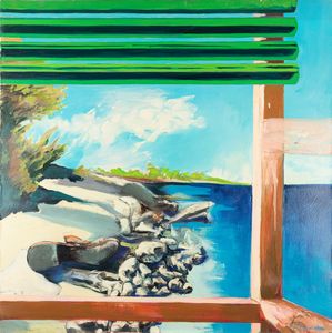 Liberio Reggiani - Spiaggia vista dalla palazzina