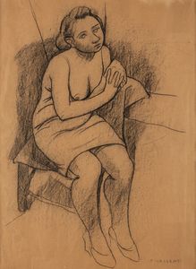 Felice Casorati - Ragazza nello studio