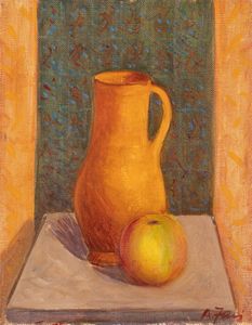 Achille Funi - Natura morta con vaso