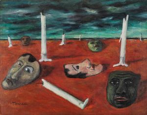 FIORENZO TOMEA - Senza titolo (Maschere)
