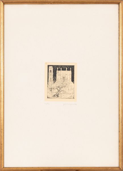 GALEAZZO VIGANO : Tre chiese brindisine e gli ulivi  - Asta Multipli d'Autore - Associazione Nazionale - Case d'Asta italiane