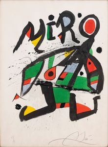 JOAN MIRO' - senza titolo
