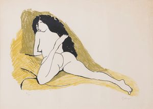 Renato Guttuso - Nudo disteso