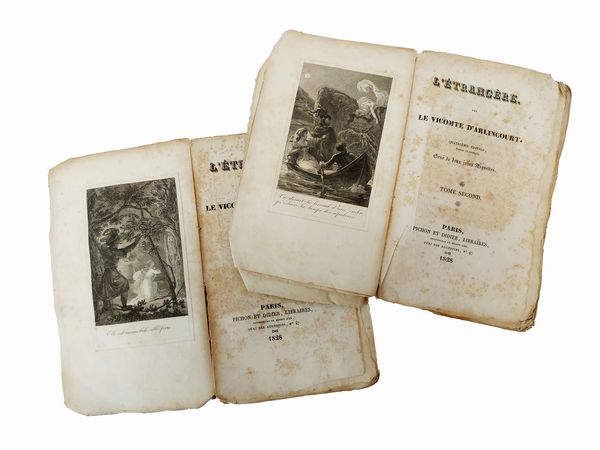 L'Etrangre par le Vicomte d'Arlincourt  - Asta Libri Antichi e d'Arte - Associazione Nazionale - Case d'Asta italiane