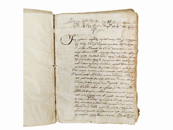 Antico manoscritto Visite episcopali 1742/1747  - Asta Libri Antichi e d'Arte - Associazione Nazionale - Case d'Asta italiane