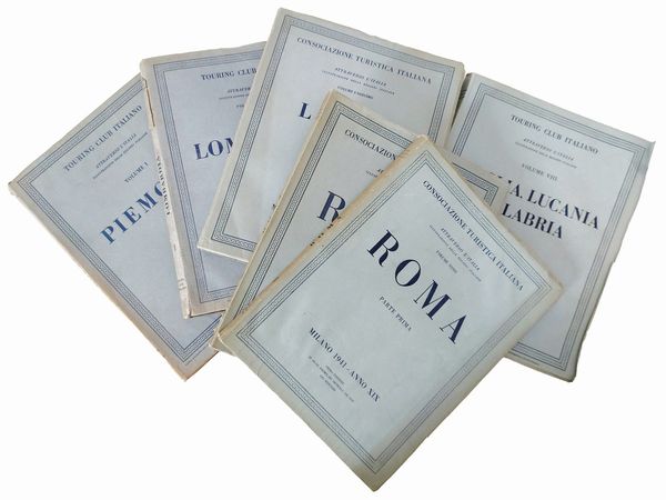 Attraverso l'Italia, Touring Club Italiano  - Asta Libri Antichi e d'Arte - Associazione Nazionale - Case d'Asta italiane