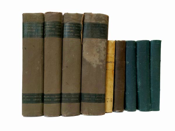 Francesco Ambrosoli : Manuale di letteratura italiana  - Asta Libri Antichi e d'Arte - Associazione Nazionale - Case d'Asta italiane