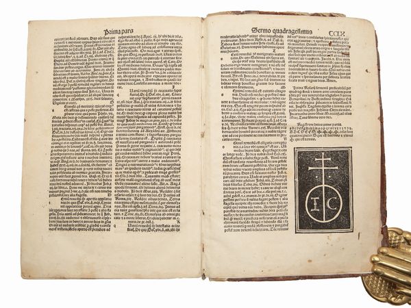 Bernardino Busti : Rosarium sermonum predicabilium...  - Asta Libri Antichi e d'Arte - Associazione Nazionale - Case d'Asta italiane