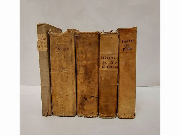 Lotto di libri antichi di argomento religioso  - Asta Libri Antichi e d'Arte - Associazione Nazionale - Case d'Asta italiane