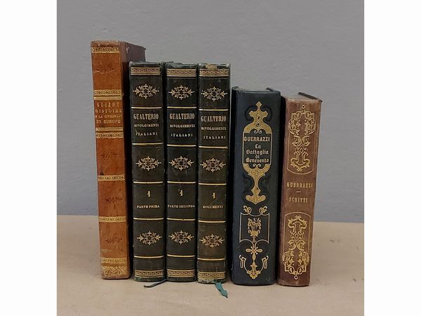 Lotto di libri d'epoca di argomento storico-letterario  - Asta Libri Antichi e d'Arte - Associazione Nazionale - Case d'Asta italiane
