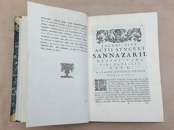JACOPO SANNAZARO : Poemata  - Asta Libri Antichi e d'Arte - Associazione Nazionale - Case d'Asta italiane