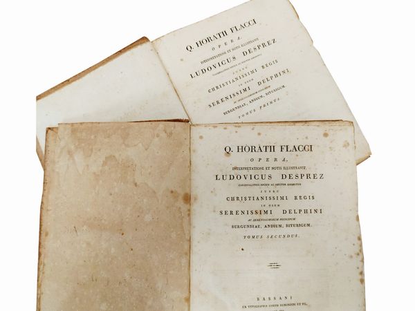 QUINTUS HORATIUS FLACCUS : Q. Horatii Flacci Opera  - Asta Libri Antichi e d'Arte - Associazione Nazionale - Case d'Asta italiane