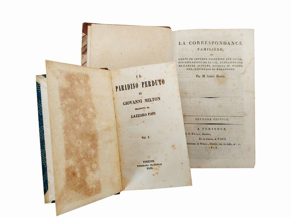 Due libri d'epoca  - Asta Libri Antichi e d'Arte - Associazione Nazionale - Case d'Asta italiane