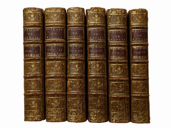 Jérome Richard (l'Abbé) : Description historique et critique de l'Italie ...  - Asta Libri Antichi e d'Arte - Associazione Nazionale - Case d'Asta italiane