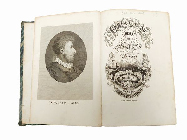 Torquato Tasso : Gerusalemme liberata  - Asta Libri Antichi e d'Arte - Associazione Nazionale - Case d'Asta italiane