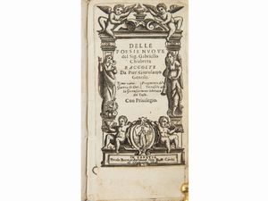 GABRIELLO CHIABRERA - Delle poesie nuove del Sig. Gabriello Chiabrera raccolte da Pier Gierolamo Gentile