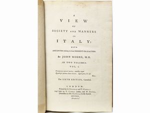 John Moore - A View of Society and Manners in Italy ...