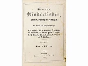 Georg Scherer - Alte und neue Kinderlieder, Fabeln, Sprche und Rthsel