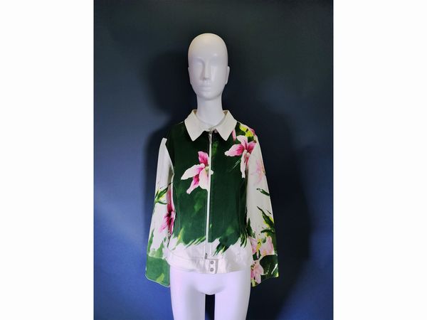 Gai Mattiolo Jeans completo in cotone  - Asta Fashion Vintage - Associazione Nazionale - Case d'Asta italiane