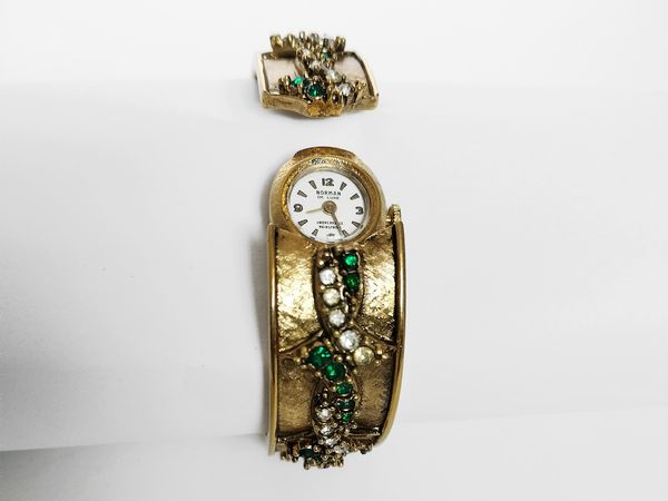 Bracciale/orologio in metallo dorato  - Asta Fashion Vintage - Associazione Nazionale - Case d'Asta italiane