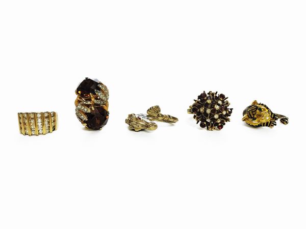 Lotto di anelli  - Asta Fashion Vintage - Associazione Nazionale - Case d'Asta italiane